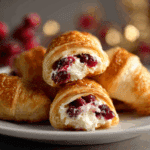 Cranberry Cream Cheese Crescent Bites