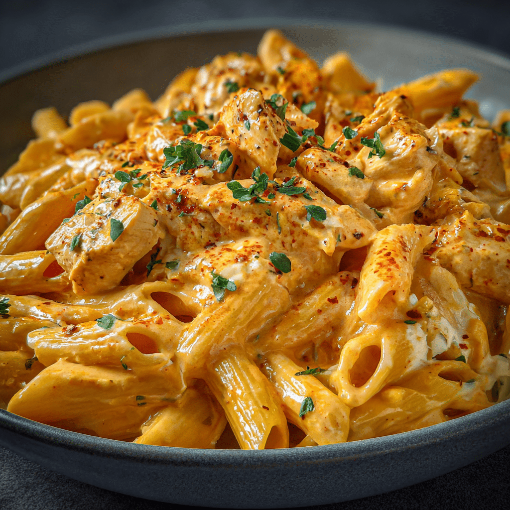 Creamy Buffalo Chicken Pasta