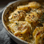 Garlic Herb Au Gratin Potatoes