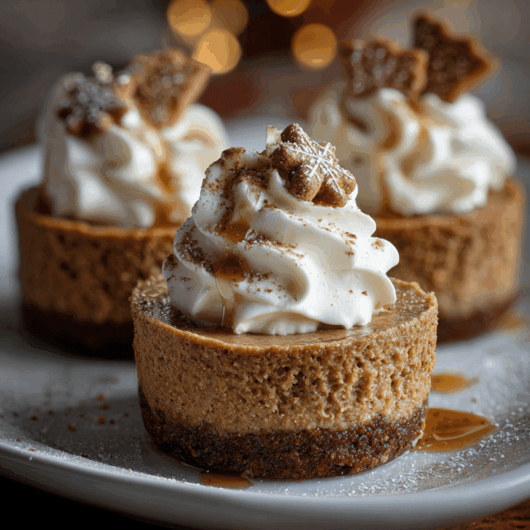 Gingerbread Cheesecake Cups