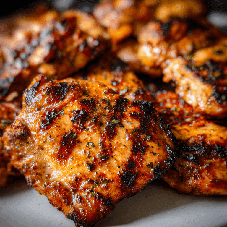 Grilled Chicken Thighs