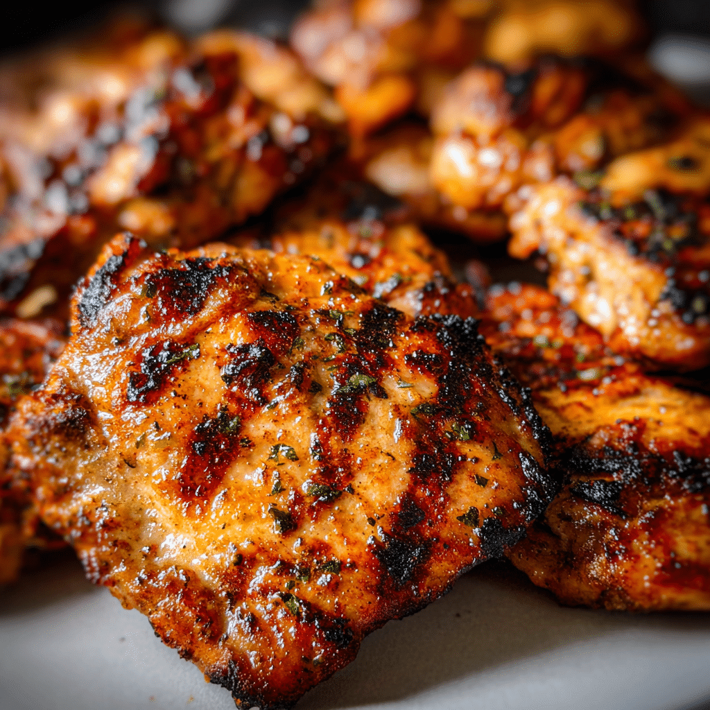 Grilled Chicken Thighs