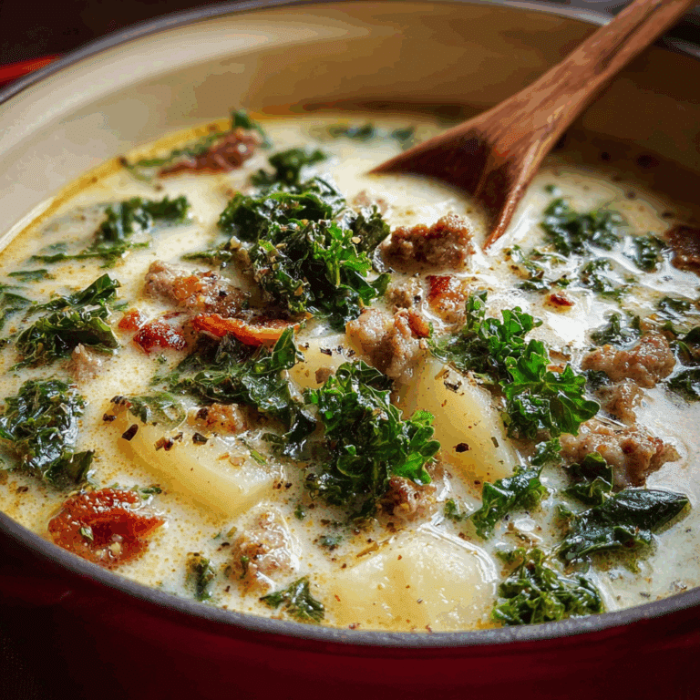 Homemade Zuppa Toscana Soup