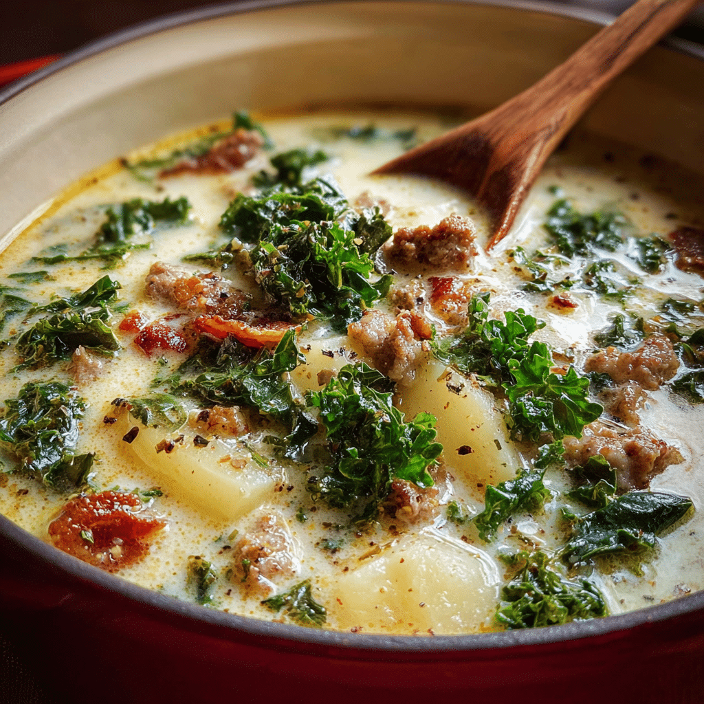 Homemade Zuppa Toscana Soup