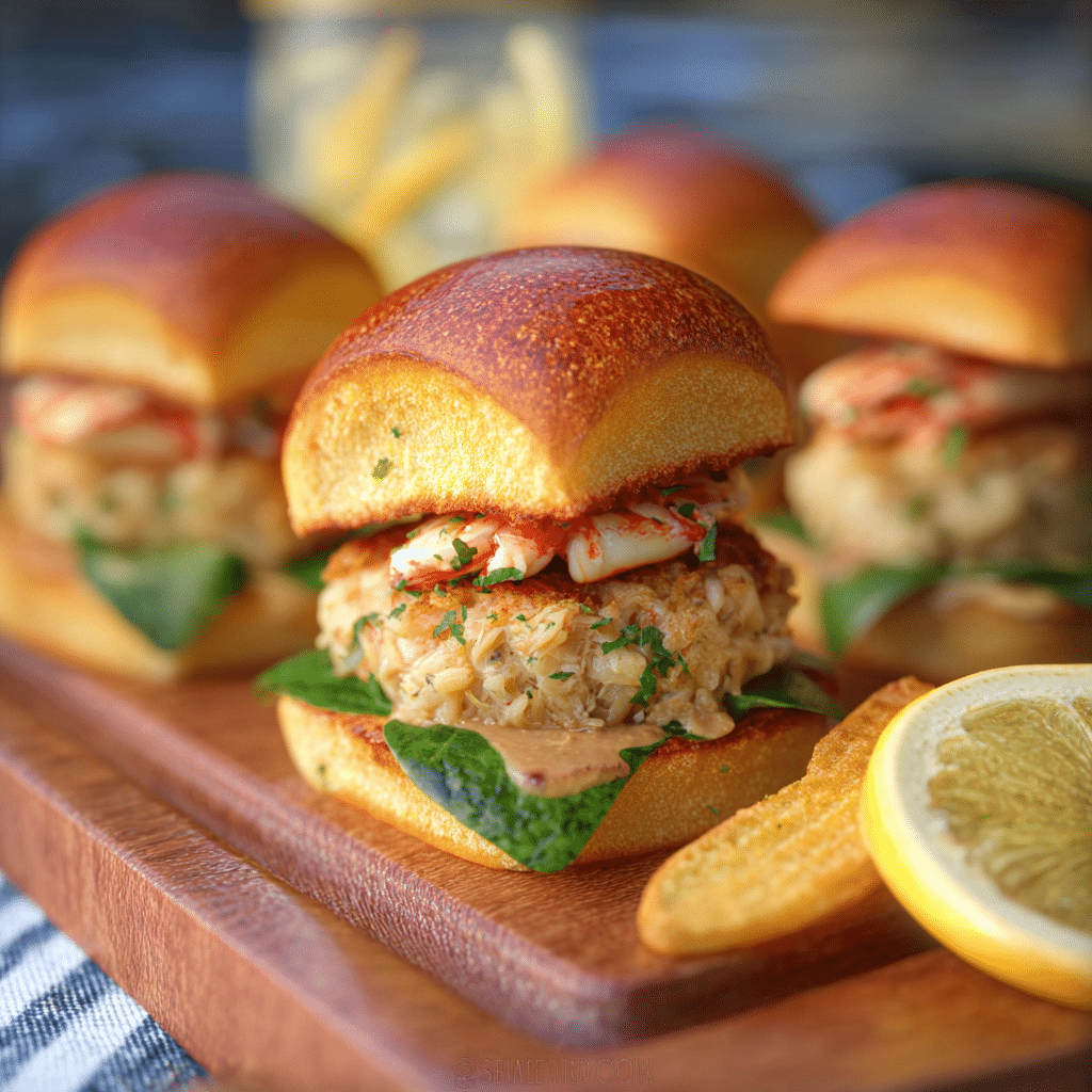 Mini Crab Cake Sliders