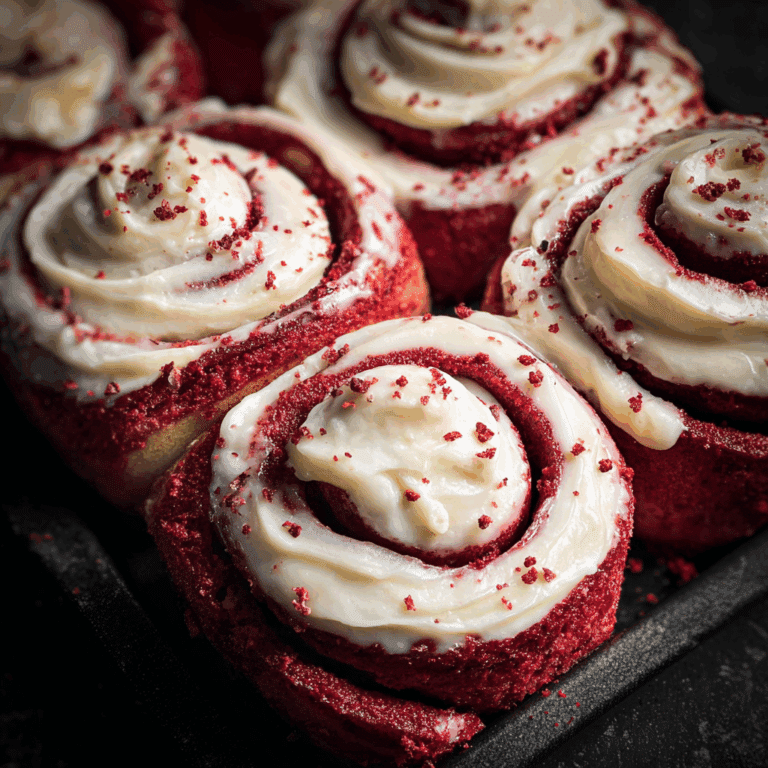 Mini Red Velvet Cinnamon Rolls