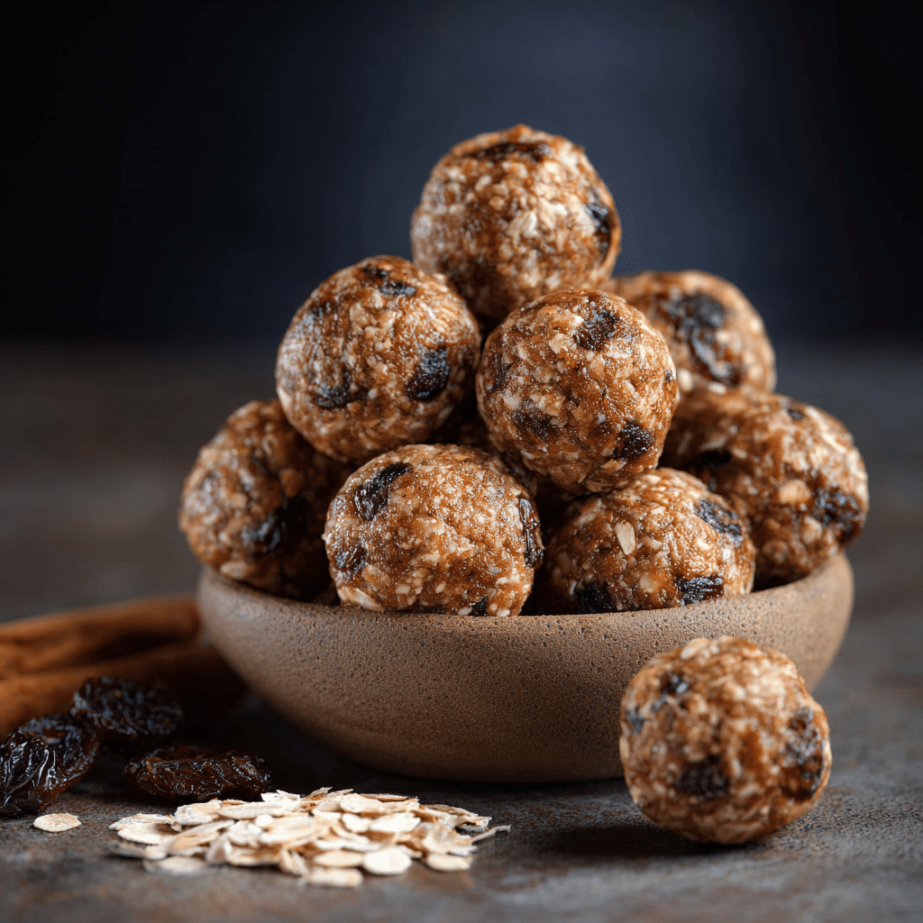 Oatmeal Raisin Protein Balls