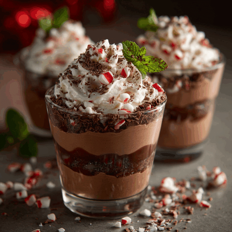 Peppermint Mocha Parfaits