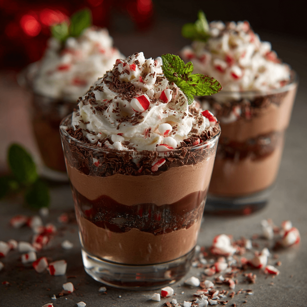Peppermint Mocha Parfaits