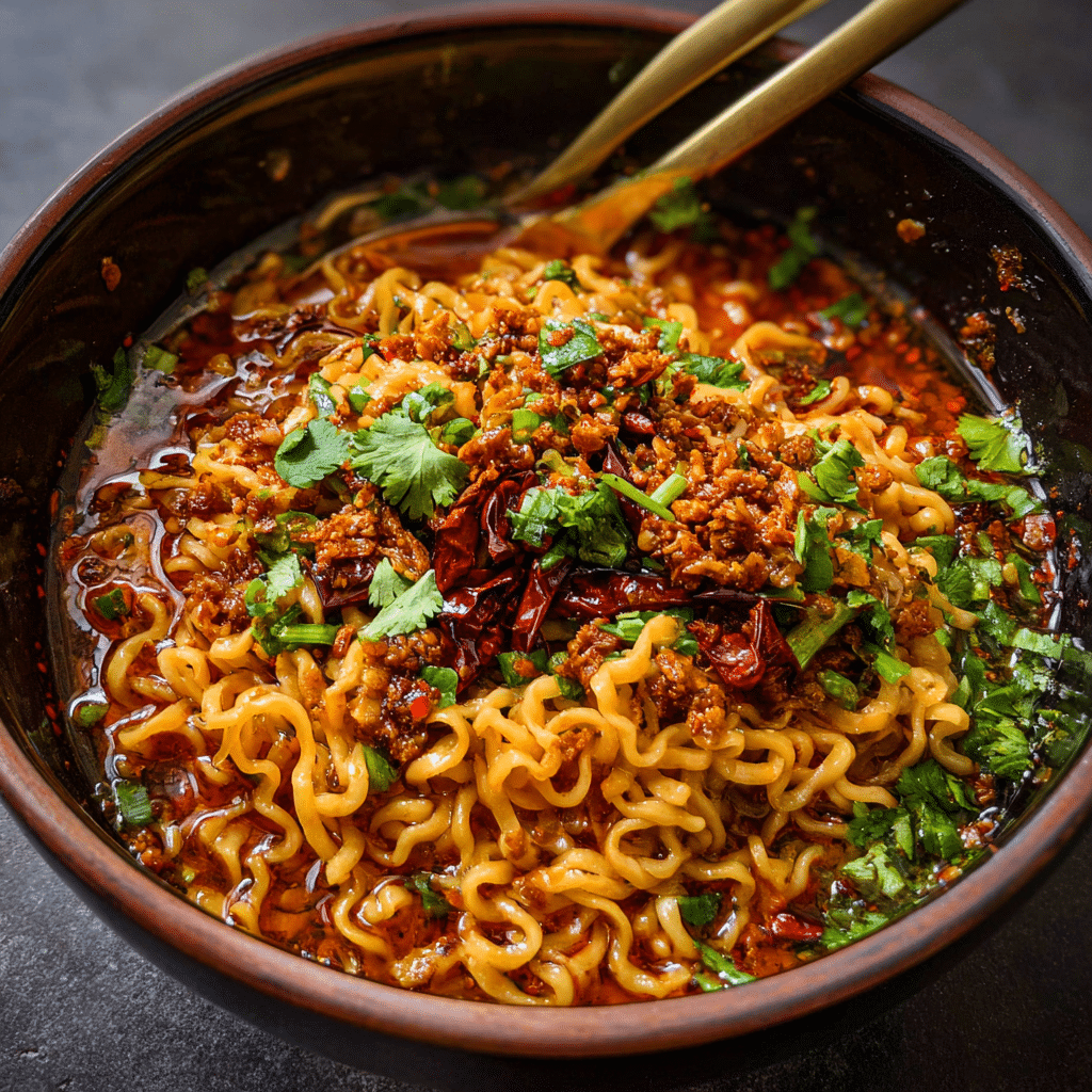 Spicy Chili Crisp Noodle Soup