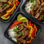 Steak Fajita Meal Prep Bowls